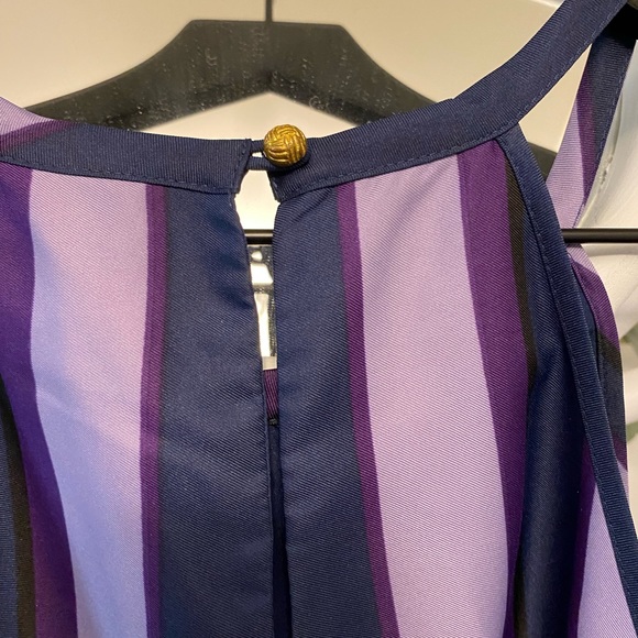 Banana Republic Abstract Retro Print Sleeveless Dress 4 S - Picture 7 of 10